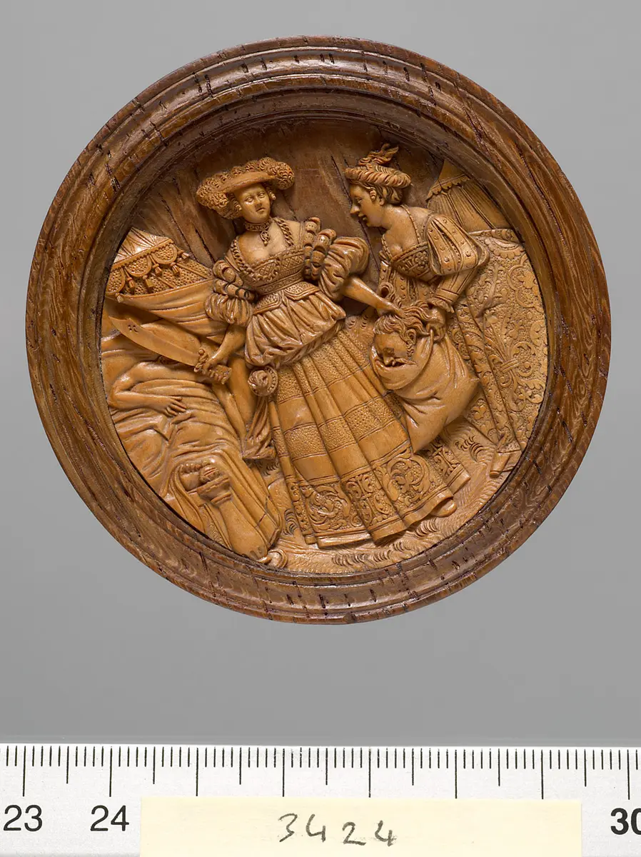 Judith und Holofernes; Spielstein für das Brettspiel für den 