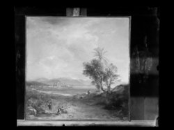 Griechische Meereslandschaft mit Figuren [Korfu]