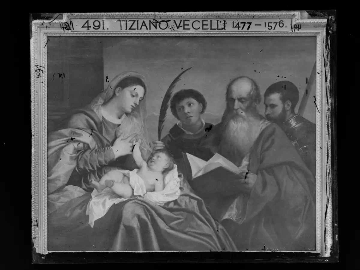 Maria mit Kind und den hll. Stephanus, Hieronymus und Mauritius