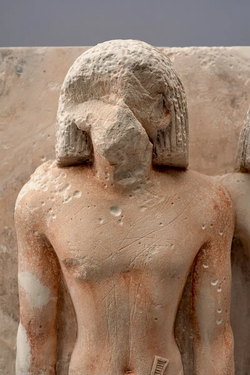 Gruppenstandbild des Hetep-seschat und einer Frau
