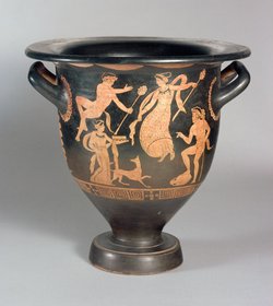 Achilleus verfolgt den trojanischen Königsohn Troilos