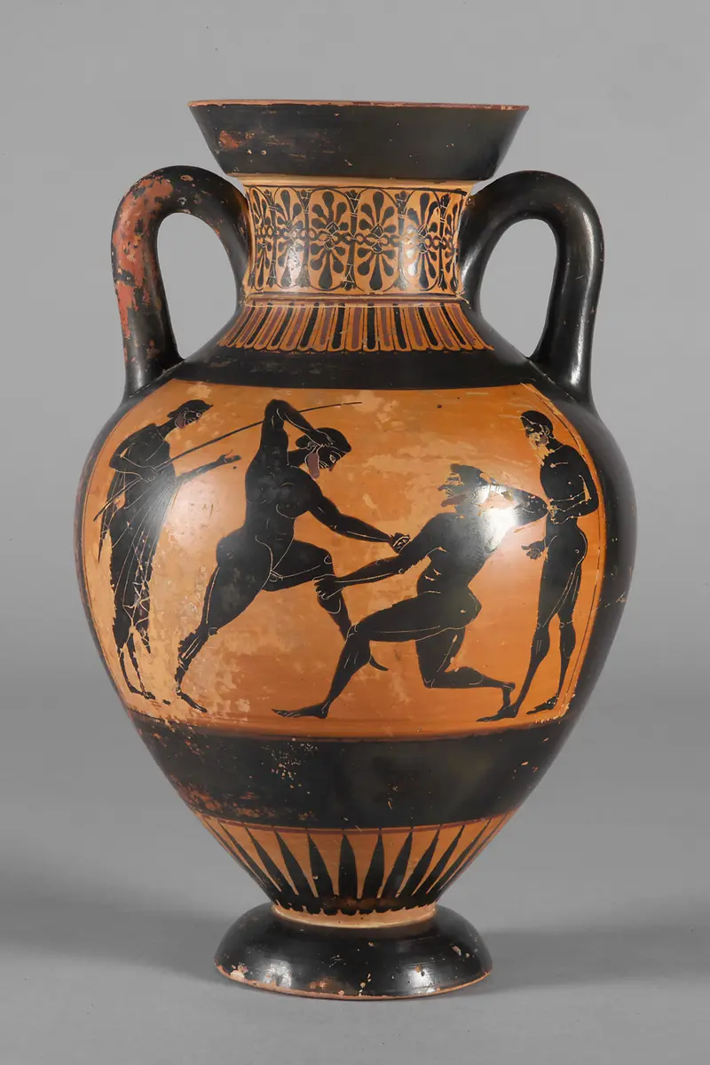 Pseudo-Panathenäische Preisamphora mit Athena