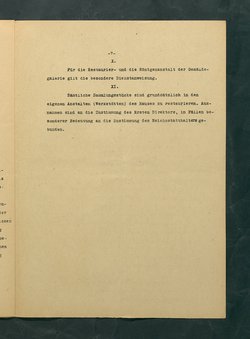 Dienstvorschrift für das Kunsthistorische Museum in Wien