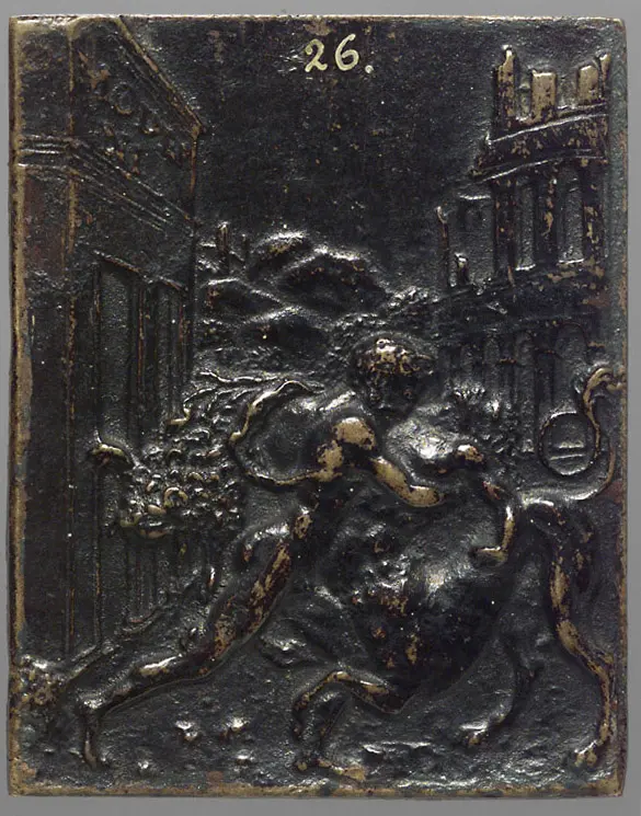 Hercules Wrestling with Cacus