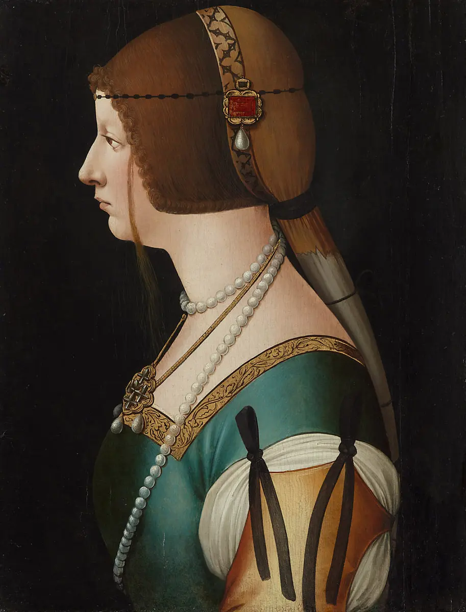 Bianca Maria Sforza (1472-1510), Kaiserin, Profilbildnis