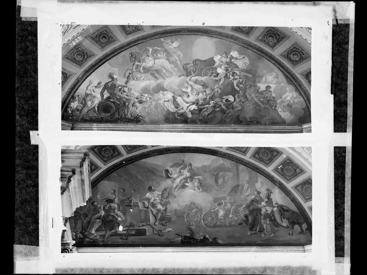 Seitenlünetten Österreichische Nationalbibliothek