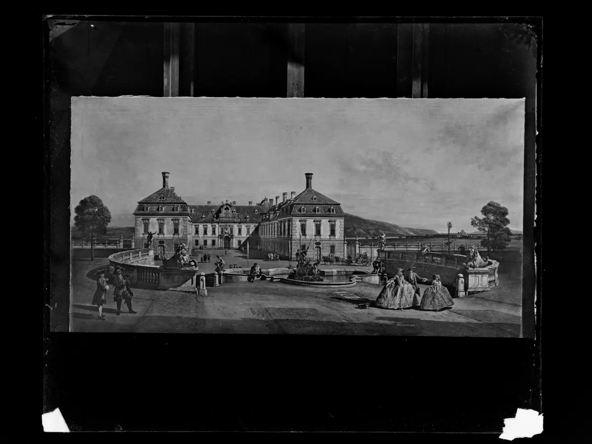 Das kaiserliche Lustschloß Schloss Hof, Ehrenhofseite