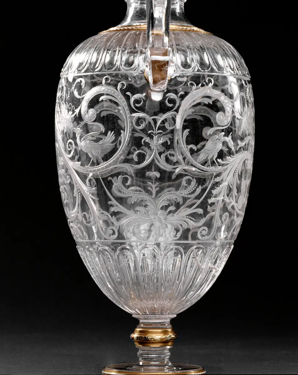Vase mit zwei Volutenhenkeln