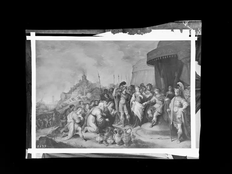 Darius vor Alexander dem Großen