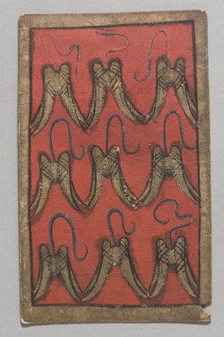 54 Spielkarten des "Ambraser Hofjagdspieles"