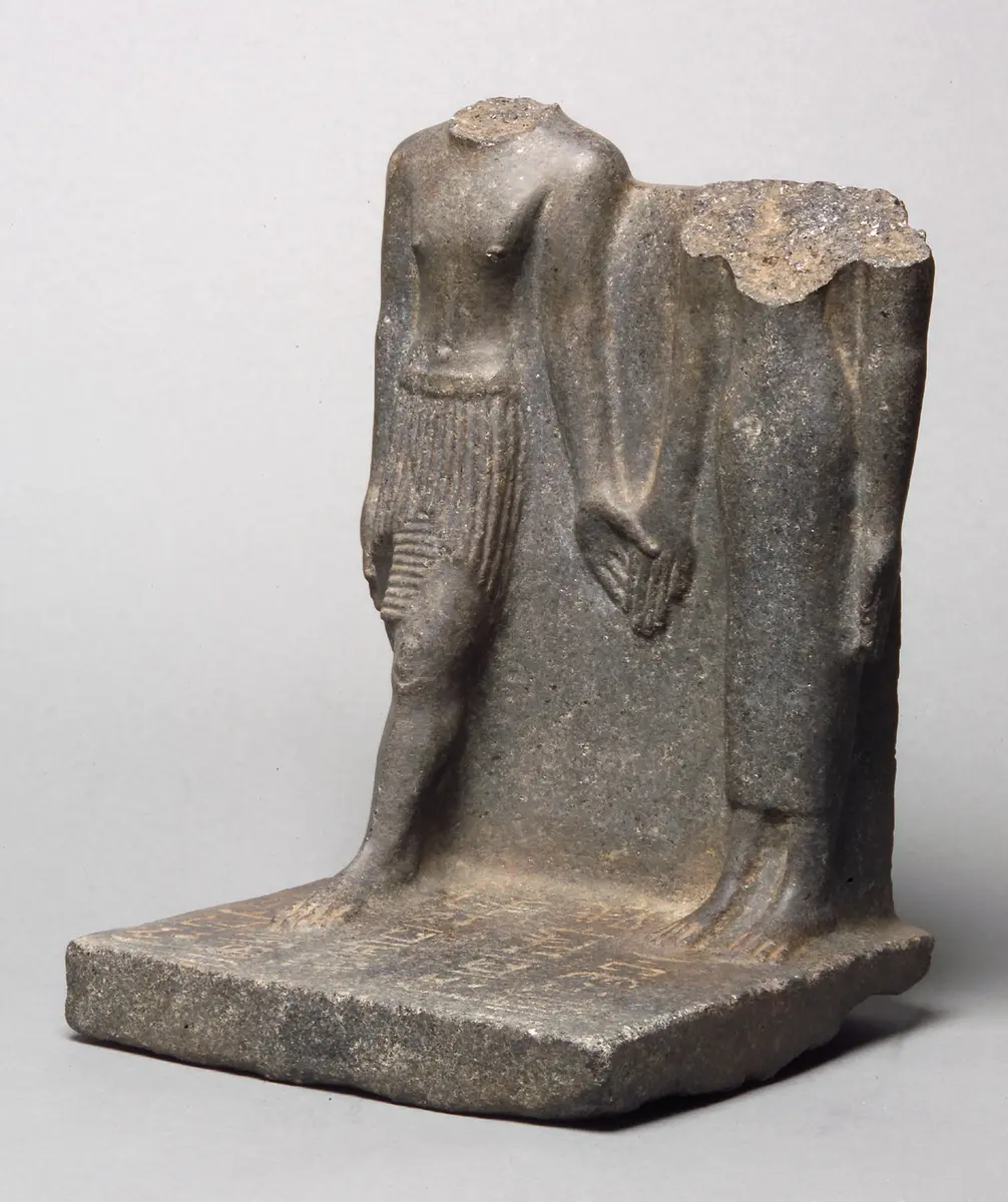 Statuengruppe des Nefer-heb und der Dedet-nebu