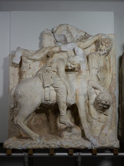 Verwundeter Partherfeldherr