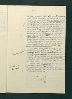 Dienstbestimmungen für das Aufsichtspersonal in den Sammlungen mit Anmerkungen und Korrekturen
