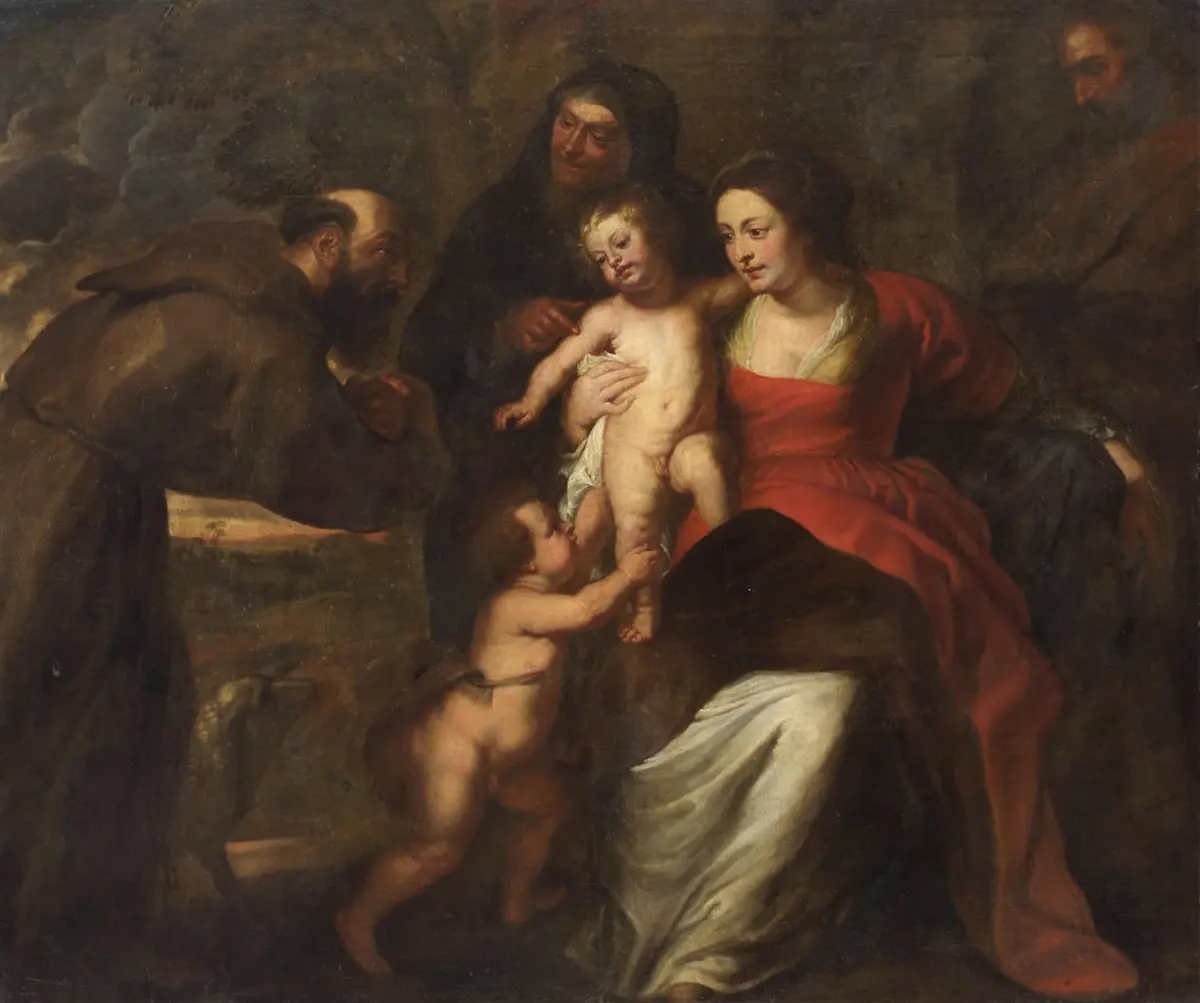 Hl. Familie, vom hl. Franziskus verehrt