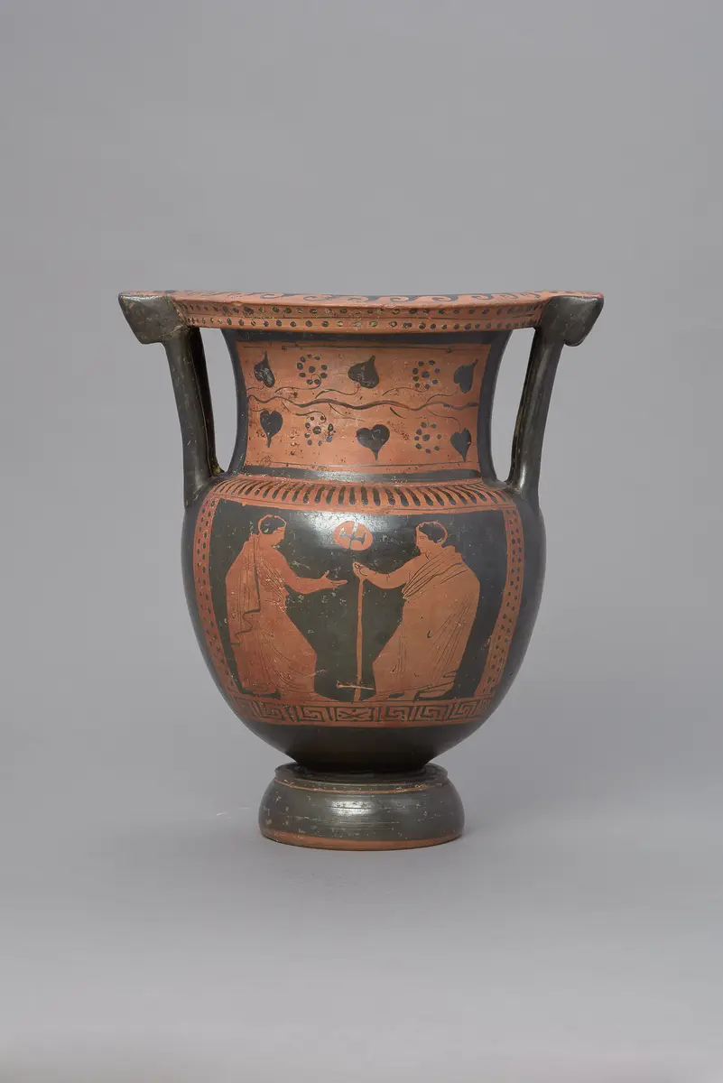 Mänade und Satyr