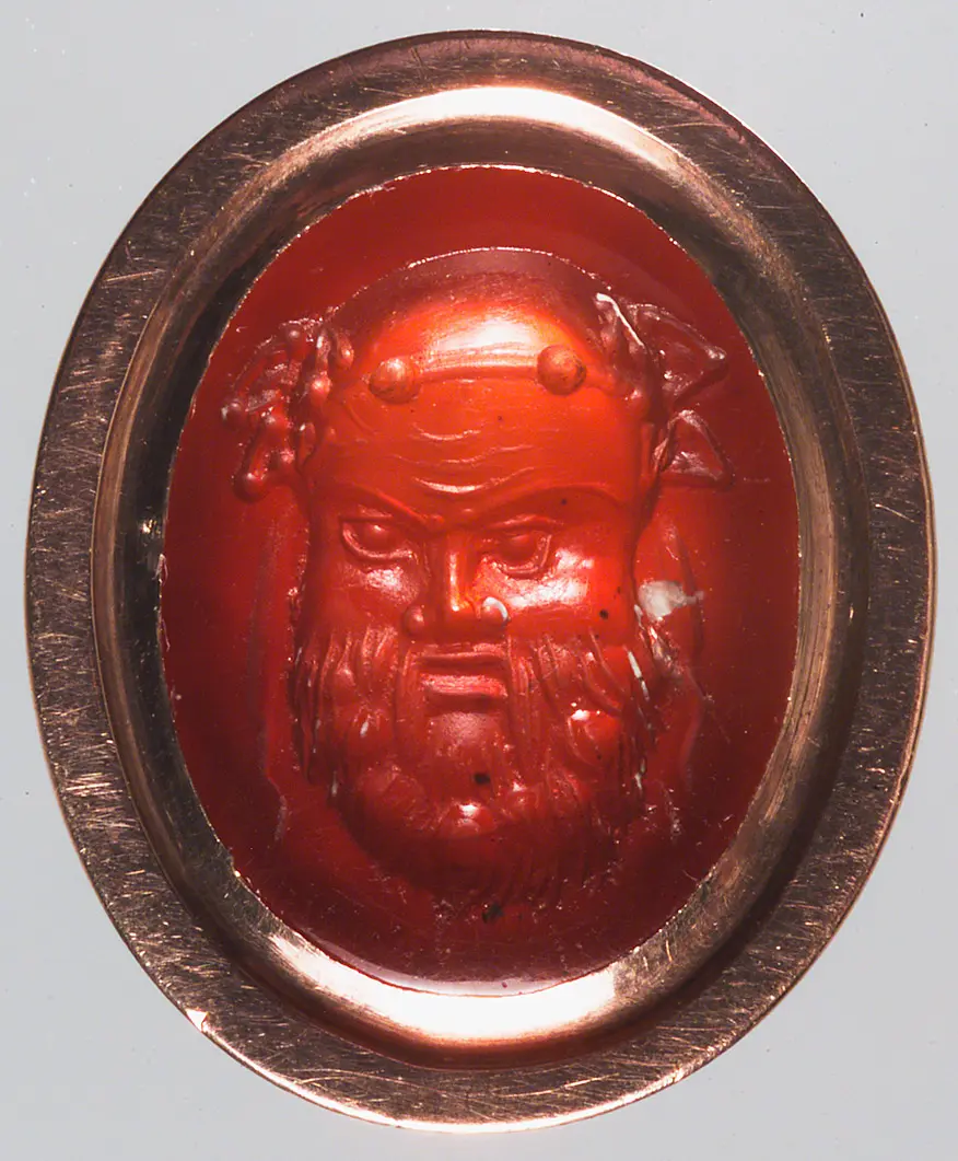 Maske eines Silens