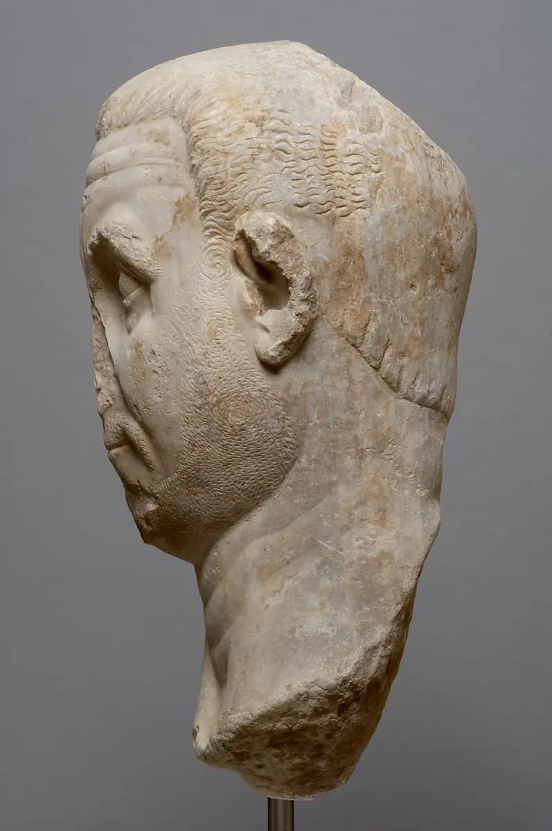 Kolossales Porträt: Kaiser Licinius