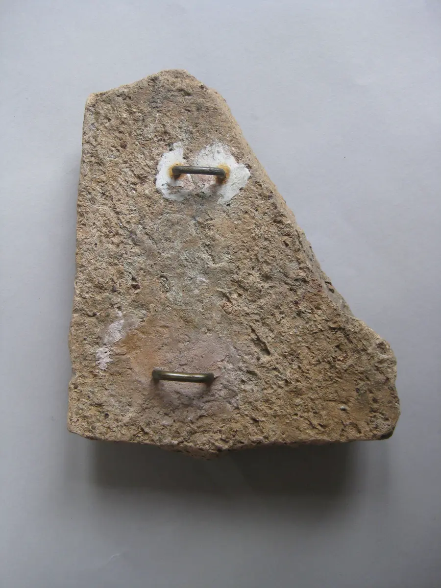 Fragment einer Kelterungsszene: Silen mit Korb