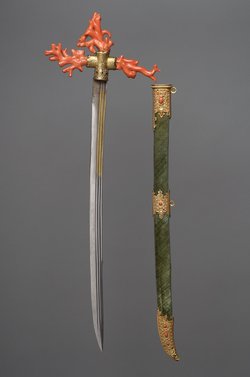 Korallensäbel, Kordelatsch, Coltelaggio, Malchus, Malchus (mit Scheide)