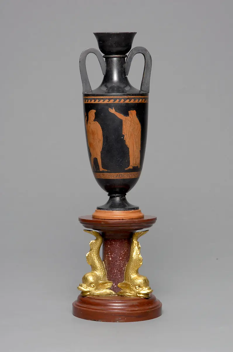Vase der Ruinen von Paestum