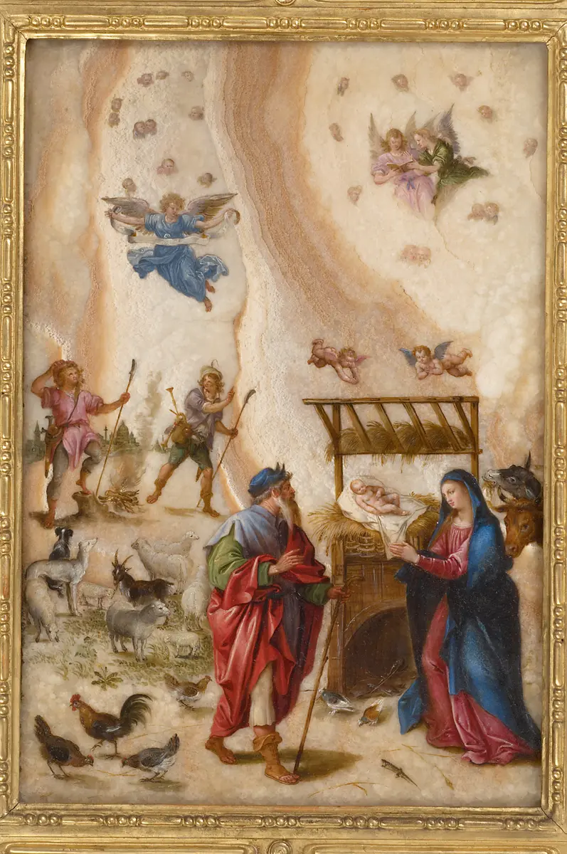Annunciation to the Virgin and Adoration of the Shepherds