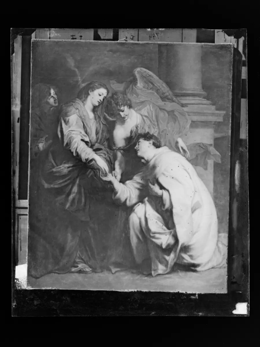 Mystische Verlobung des heiligen Hermann Joseph mit Maria