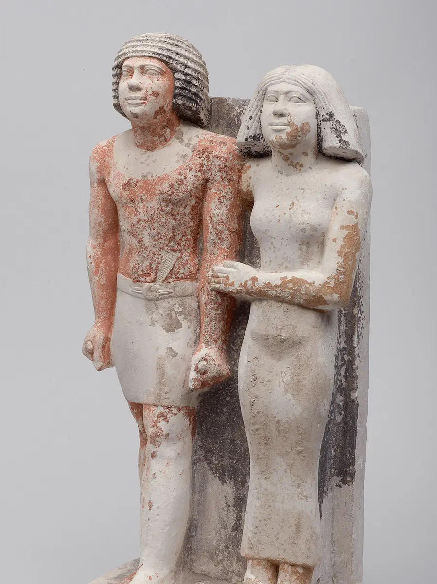 Statuengruppe des Kai-pu-ptah und der Ipep