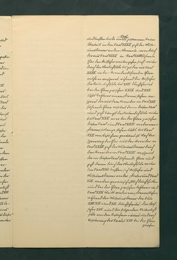 handschriftliche Dienstordnung für Museumsaufseher