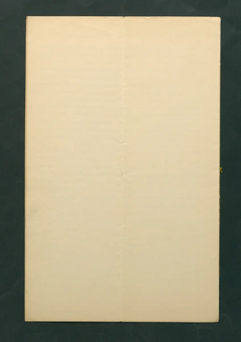 handschriftliche Dienstordnung für Museumsaufseher
