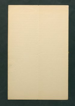 handschriftliche Dienstordnung für Museumsaufseher