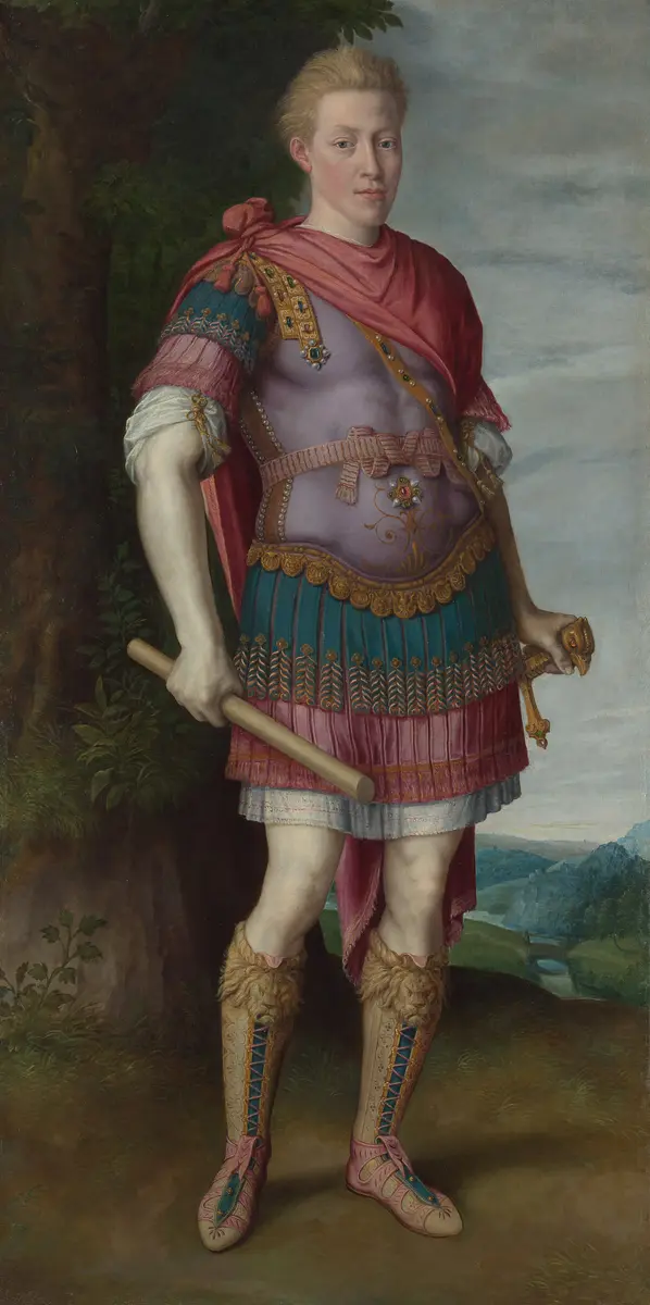 Erzherzog Matthias (1557-1619) im Harnisch