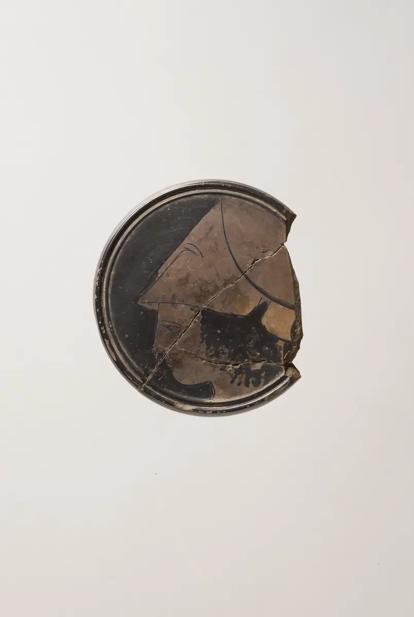 Kopf eines Jünglings mit Helm