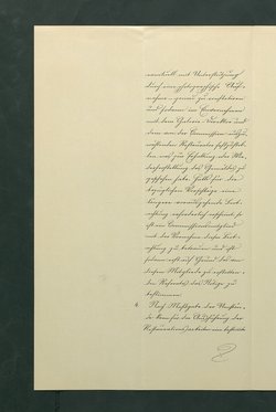 Reglement zur Bilderrestaurierung der Gemäldegalerie (Entwurf)