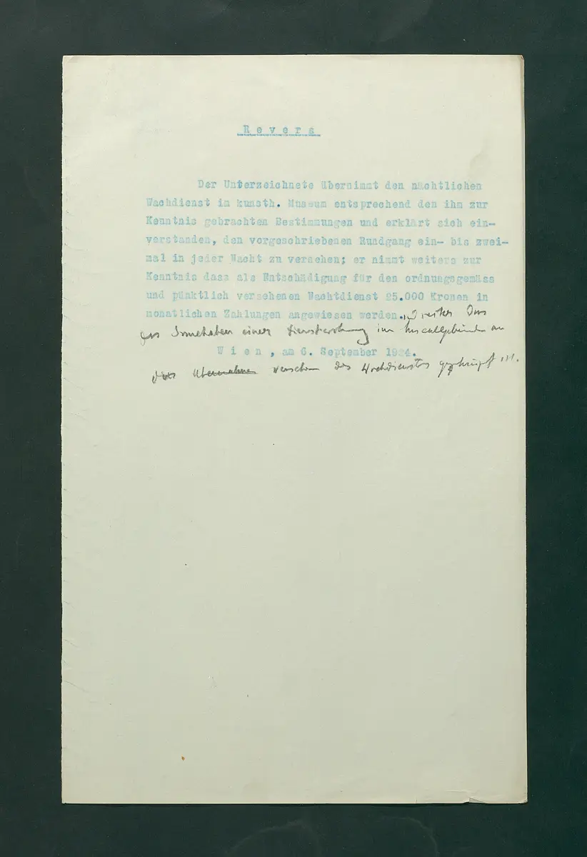 Dienstbestimmungen für den nächtlichen Feuerwachdienst