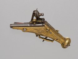 Miniaturmodell einer Radschlosspistole