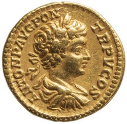 Septimius Severus mit Iulia Domna und Antoninus III. (Caracalla)