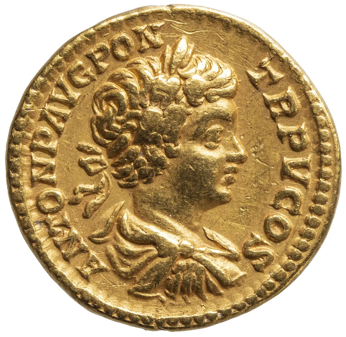 Septimius Severus mit Iulia Domna und Antoninus III. (Caracalla)