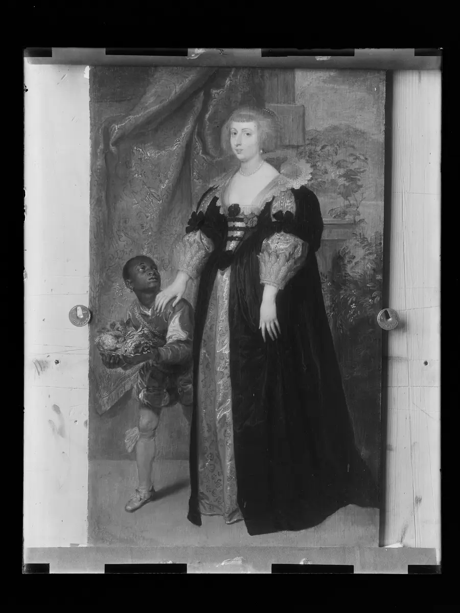 Die Prinzessin von Thalsburg mit einem Mohrenknaben