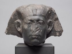 Head from a sphinx of Senwosret III 