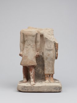 Kopflose Zweiergruppe des Schepses-ptah und seiner Frau Ni-si-redi