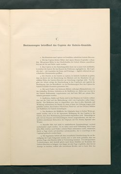 Bestimmungen für den Dienstbetrieb in den kunsthistorischen Sammlungen des Allerhöchsten Kaiserhauses