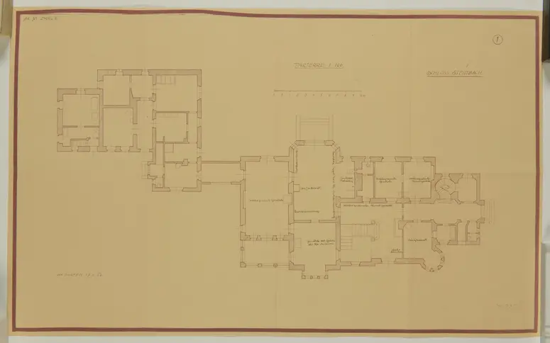 Schloss Steinbach. Parterre.