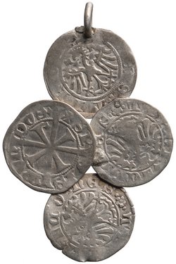 Grafen von Tirol: Sigismund (1439–1490), Anhänger aus vier Kreuzerstücken