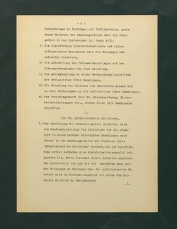 Dienstinstruktionen für die Direktoren der Kunstsammlungen, der Kulturhistorischen Sammlungen und der Naturwissenschaftlichen Sammlungen des Bundes in Wien