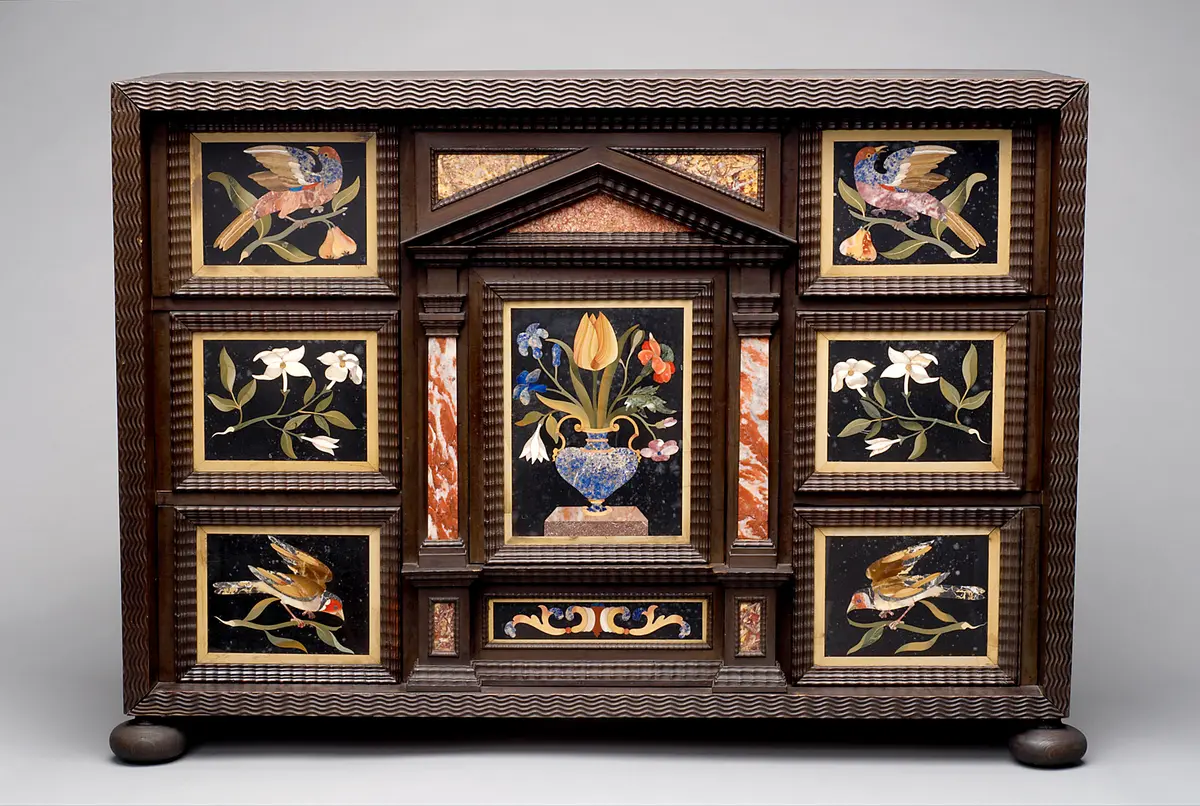 Kabinettschrank mit Pietra dura-Einlagen