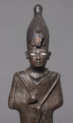 Gott Osiris, stehend
