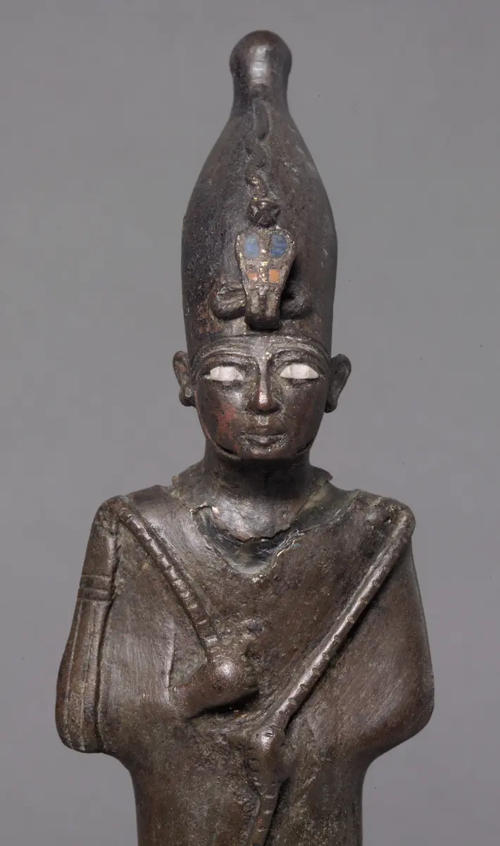 Gott Osiris, stehend