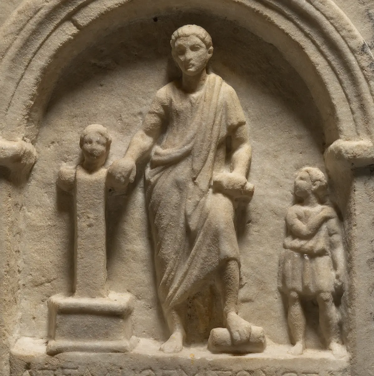 Grabrelief des Apelles aus Herakleia