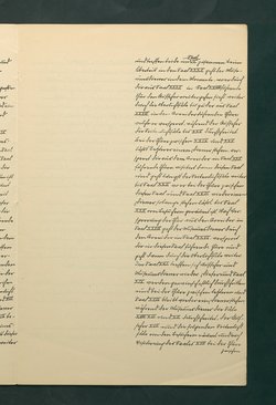 handschriftliche Dienstordnung für Museumsaufseher
