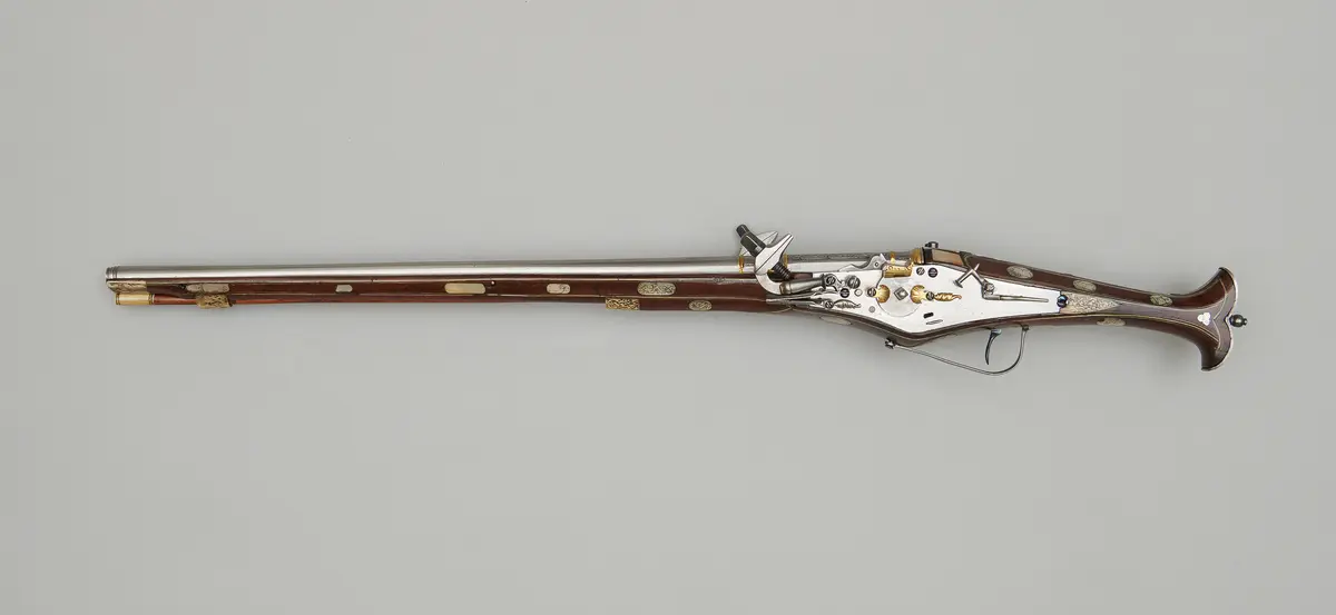 Doppelpistole mit Radschloss (Faustrohr)